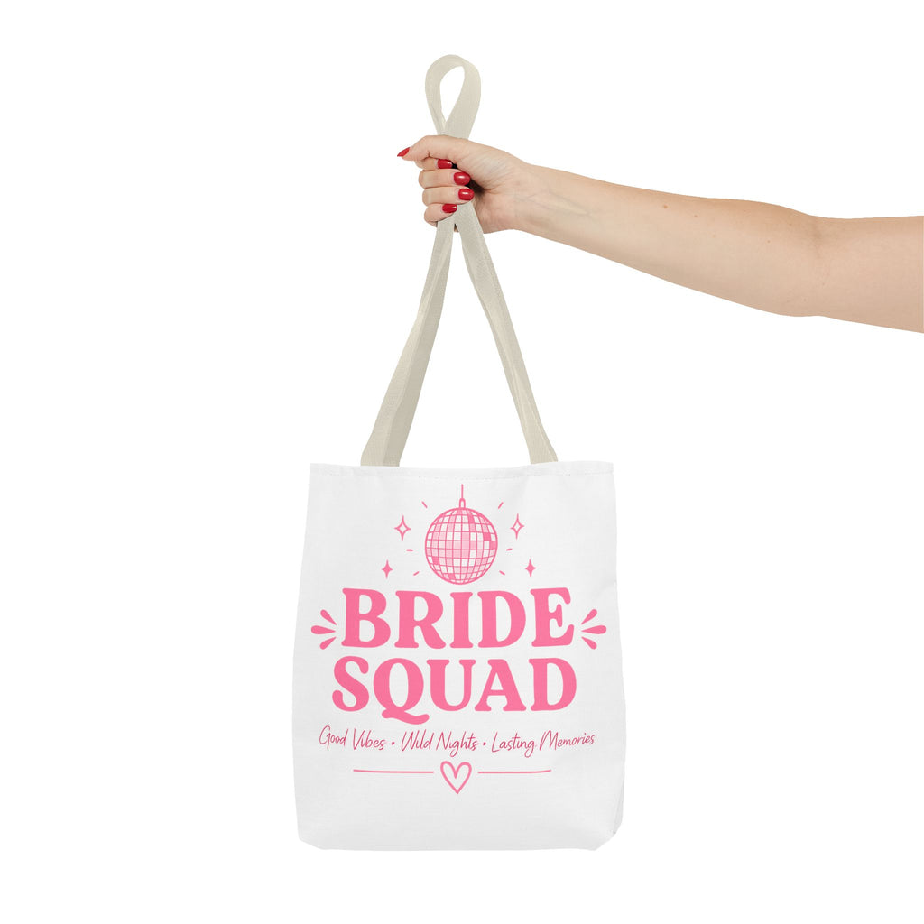 Bride Squad Tote Bag — Bachelorette Party Disco Bridal Shower Gift