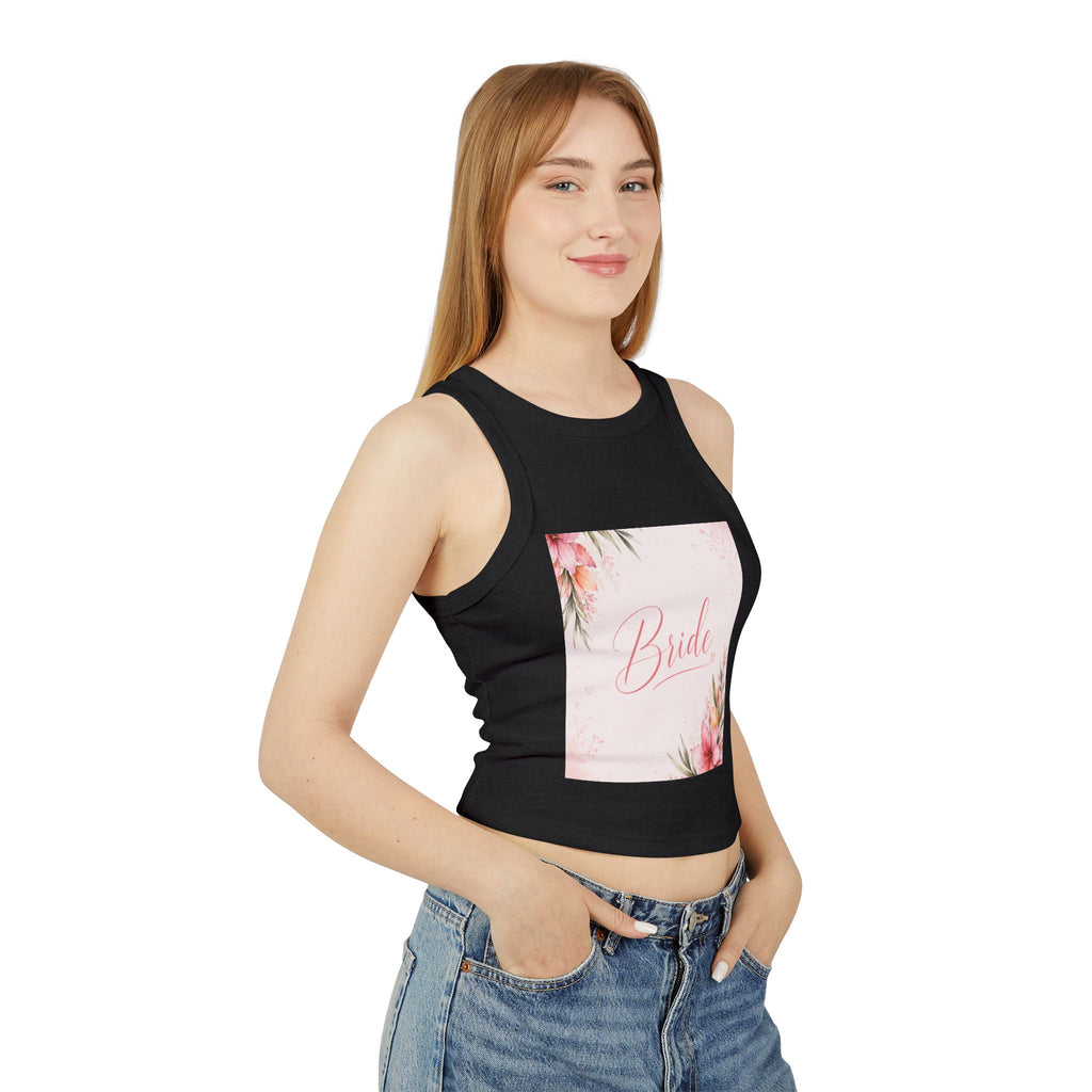 Women's Micro Rib Racer Tank Top