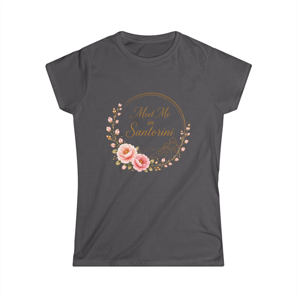 Women's Tee — 'Not Me, I'm Santeria' Floral Vintage Script