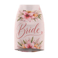 Bride Floral Pencil Skirt — Pink Watercolor Bachelorette Bridal Skirt