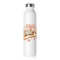 Slim Water Bottle — “In My Bride Era” Retro Floral Bridal Party Stainless Steel Bottle