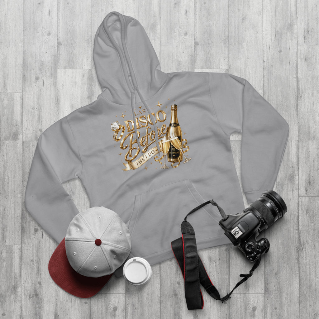 Bride-to-Be Hoodie — "Last Disco Before I Do" Bachelorette Pullover