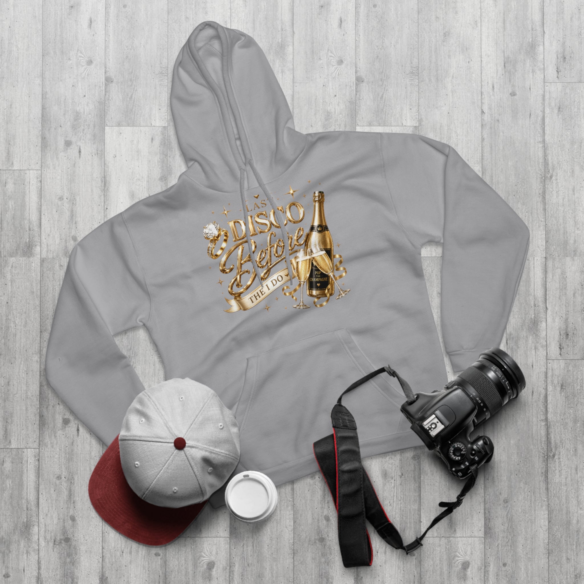 Bride-to-Be Hoodie — "Last Disco Before I Do" Bachelorette Pullover