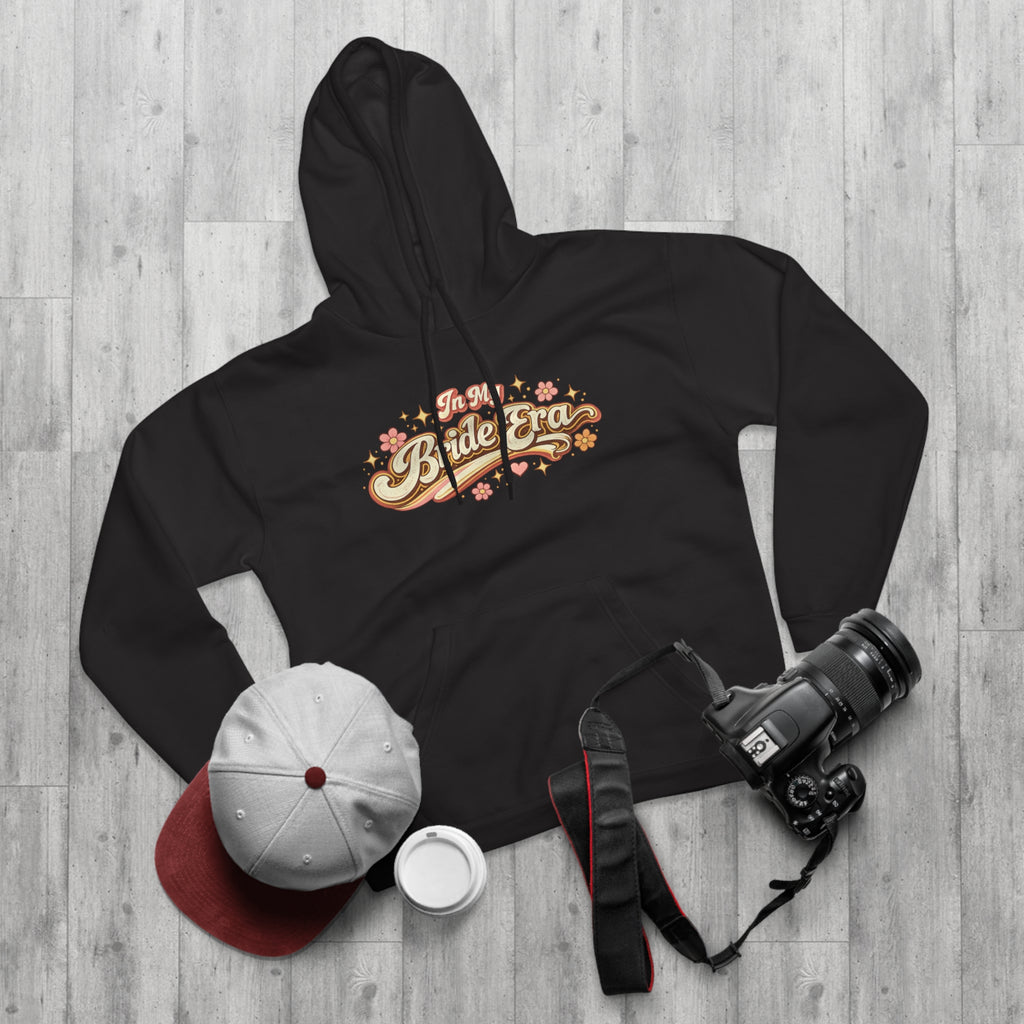 Bride Era Hoodie — Retro Floral 'It's My Bride Era' Pullover