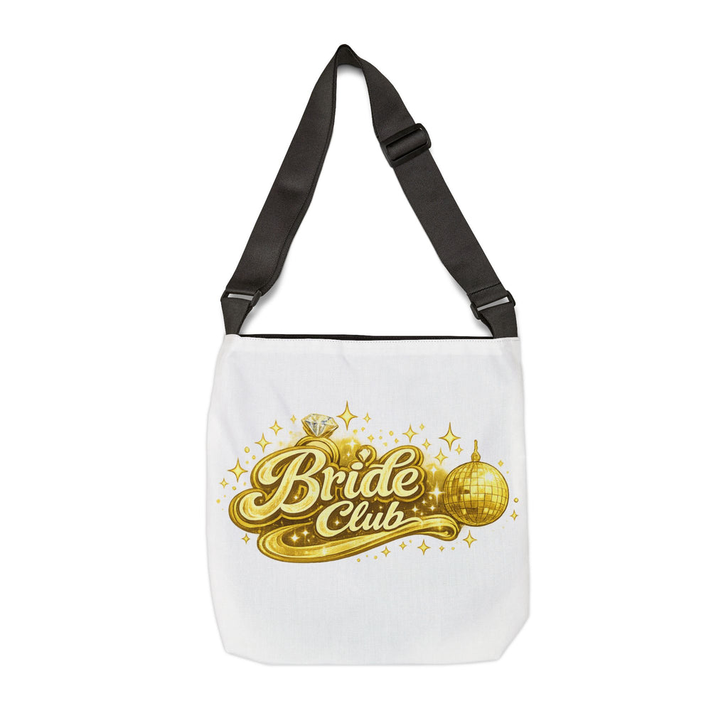 Bride Club Tote Bag — Gold Disco Bachelorette Gift