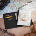 Copy of Mrs. on Vacation Passport Cover — Floral Bride Travel Accessory
