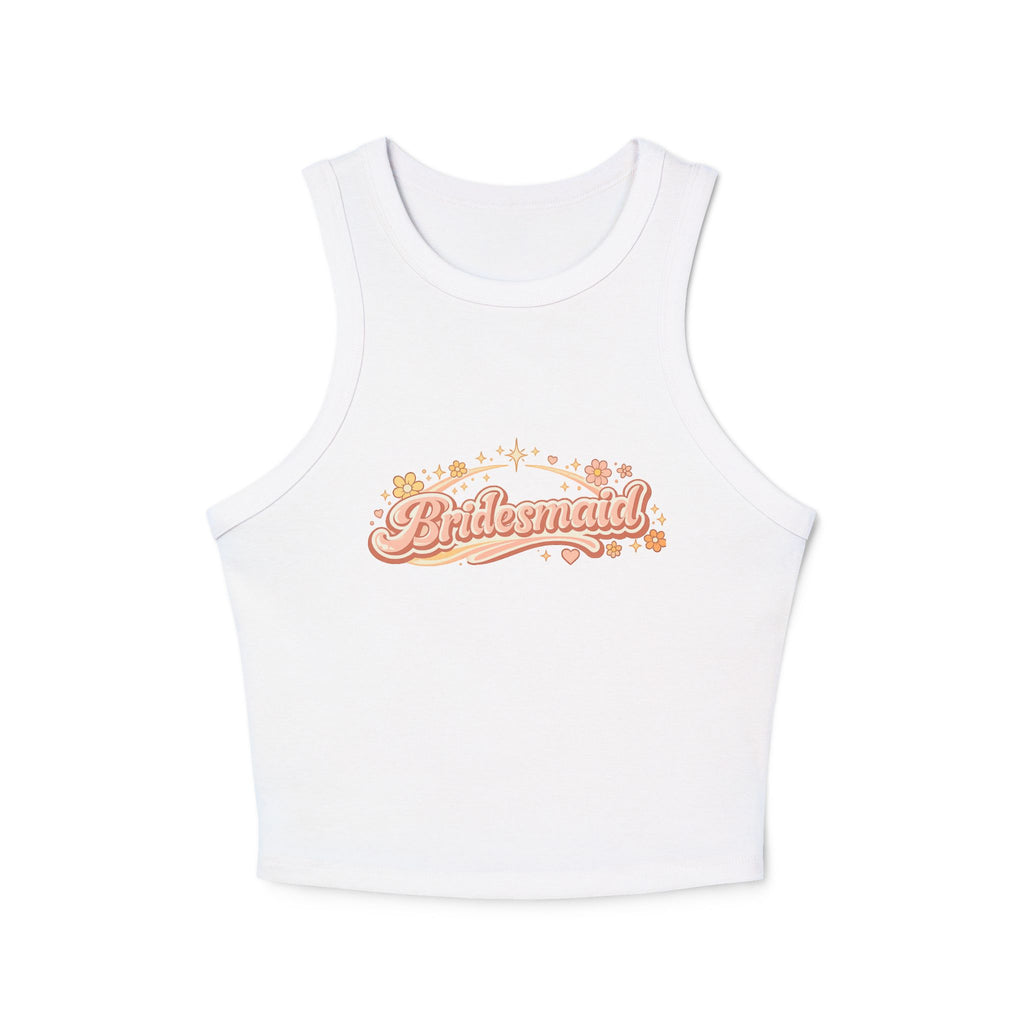 Bridesmaid Floral Tank Top