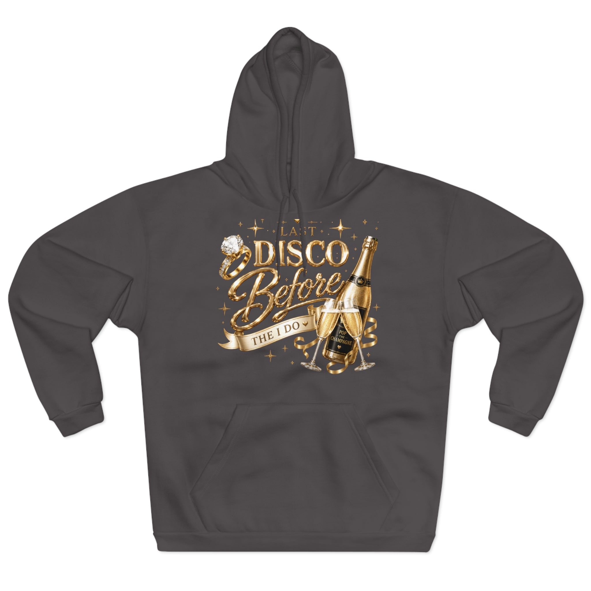 Bride-to-Be Hoodie — "Last Disco Before I Do" Bachelorette Pullover