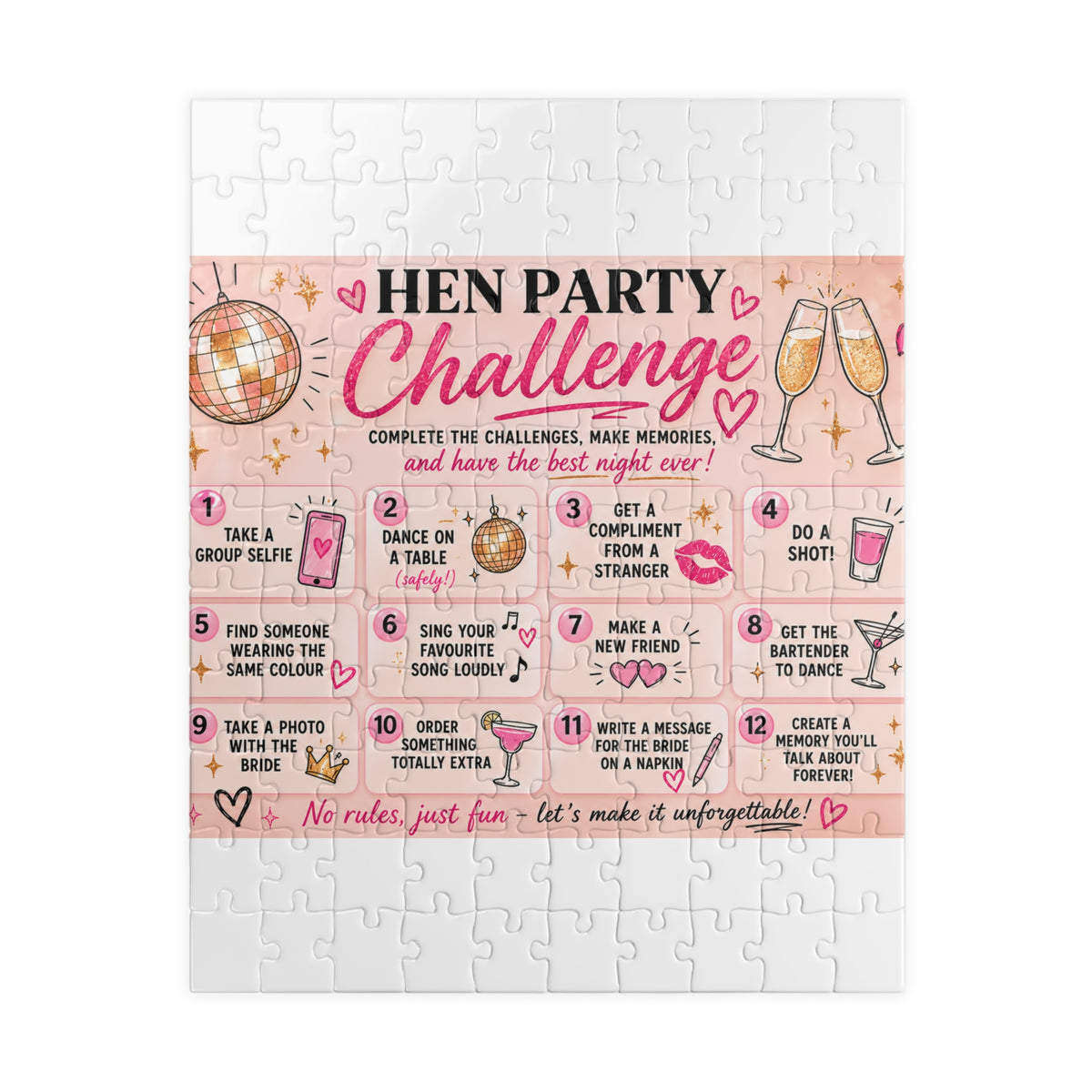 Hen Party Challenge Puzzle
