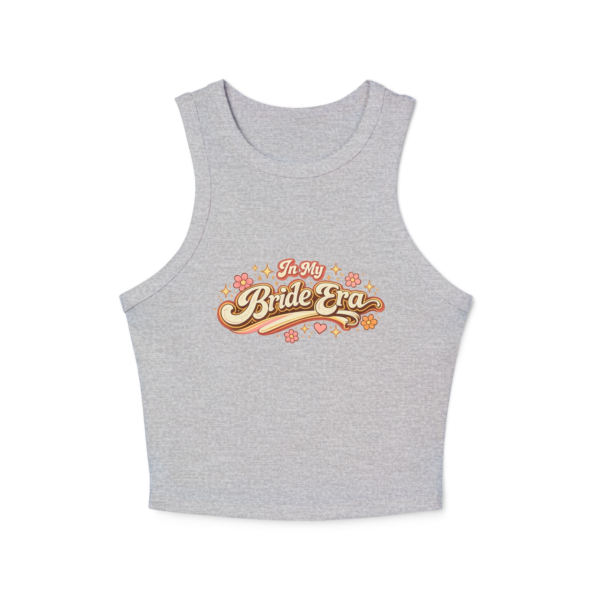 Bride Era Racer Tank Top — 'In My Bride Era' Bachelorette Crop
