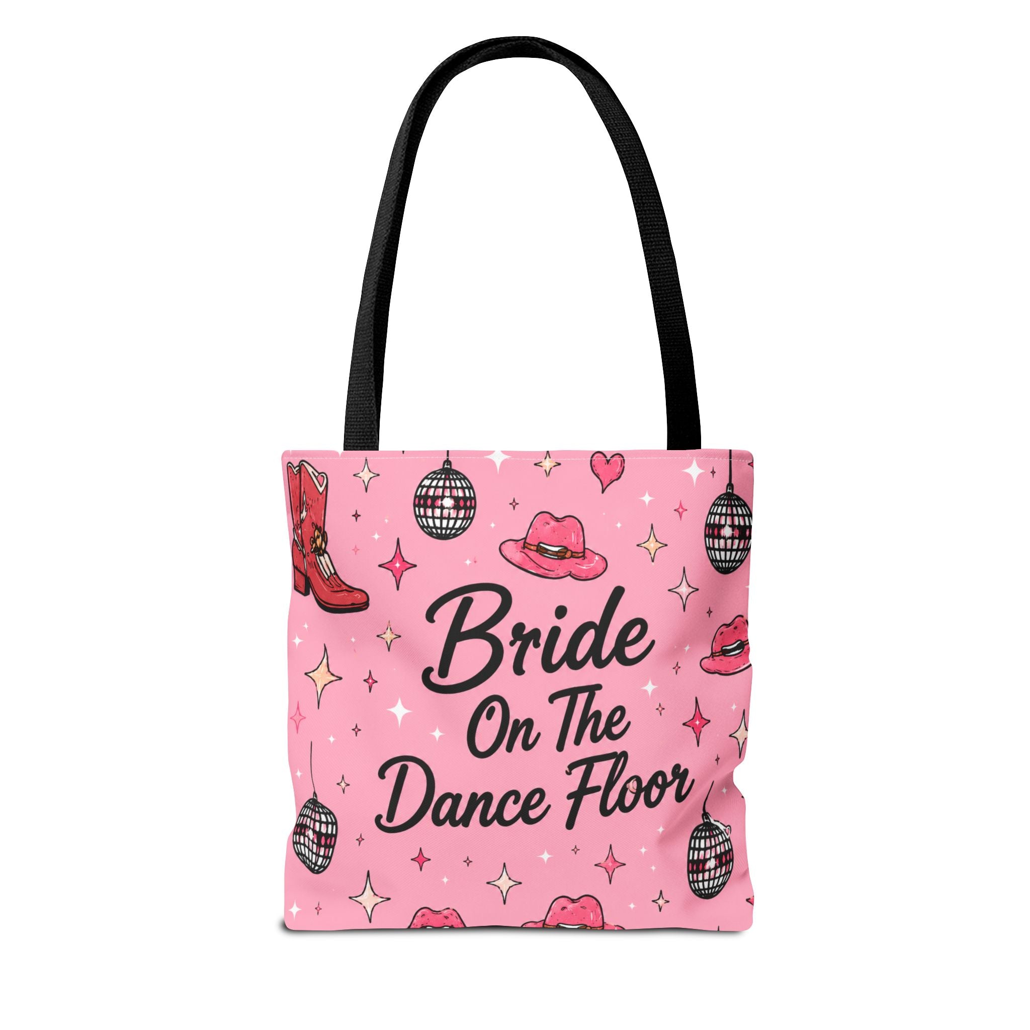 Bride On The Dance Floor Tote Bag — Bachelorette Party Pink Bridal Tote