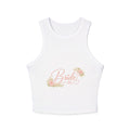 Bride Floral Racer Tank