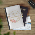 Copy of Santorini Floral Passport Cover – "Meet Me in Santorini" Travel Wallet
