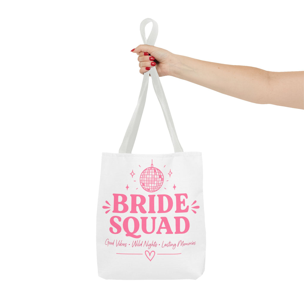 Bride Squad Tote Bag — Bachelorette Party Disco Bridal Shower Gift