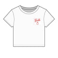 Bride Pocket Tee — Women's Cropped Bridal Shirt with Ring Graphic
