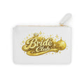Mini Clutch — "Bride Club" Gold Disco Bachelorette Clutch Bag