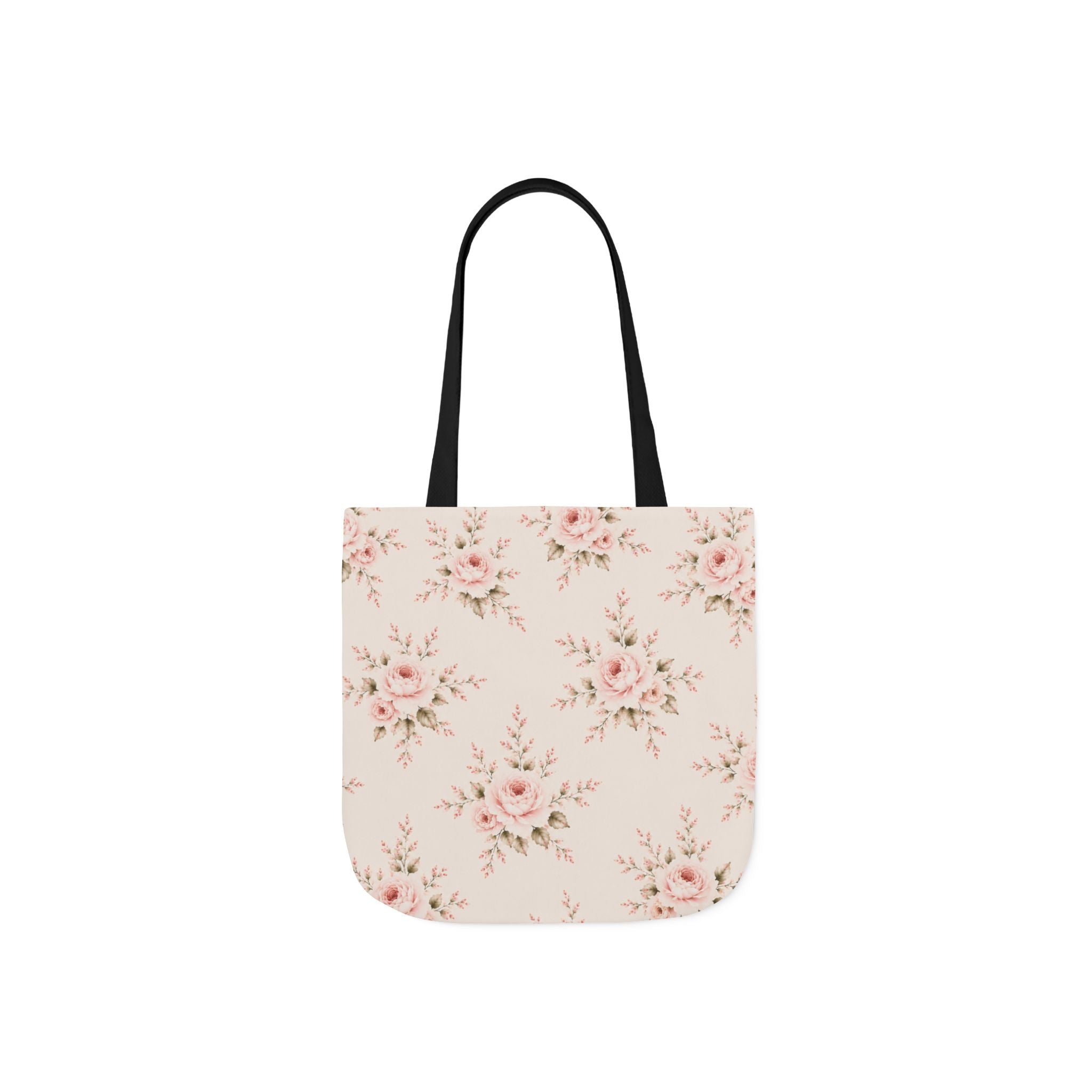 Bride Floral Canvas Tote Bag — Bridal Party, Bachelorette & Wedding Gift