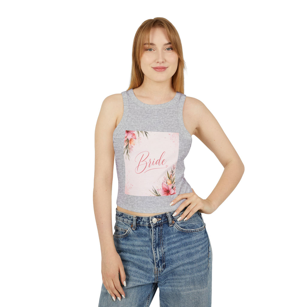 Women's Micro Rib Racer Tank Top