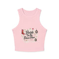 Bride On The Dance Floor Racer Tank — Bachelorette Party Tank Top