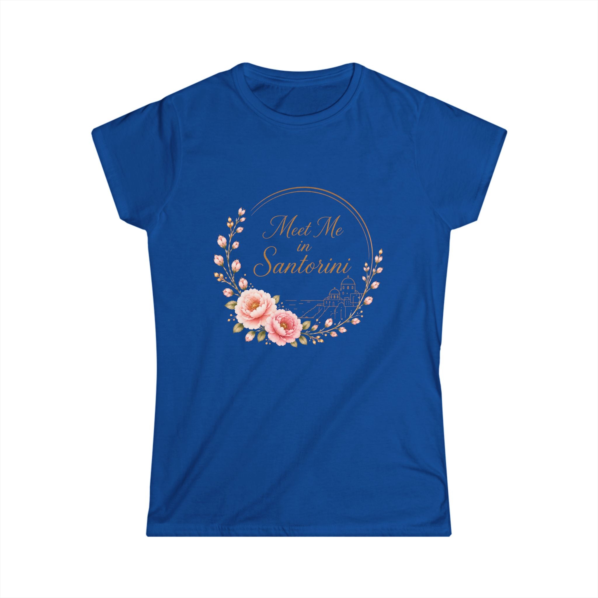 Women's Tee — 'Not Me, I'm Santeria' Floral Vintage Script