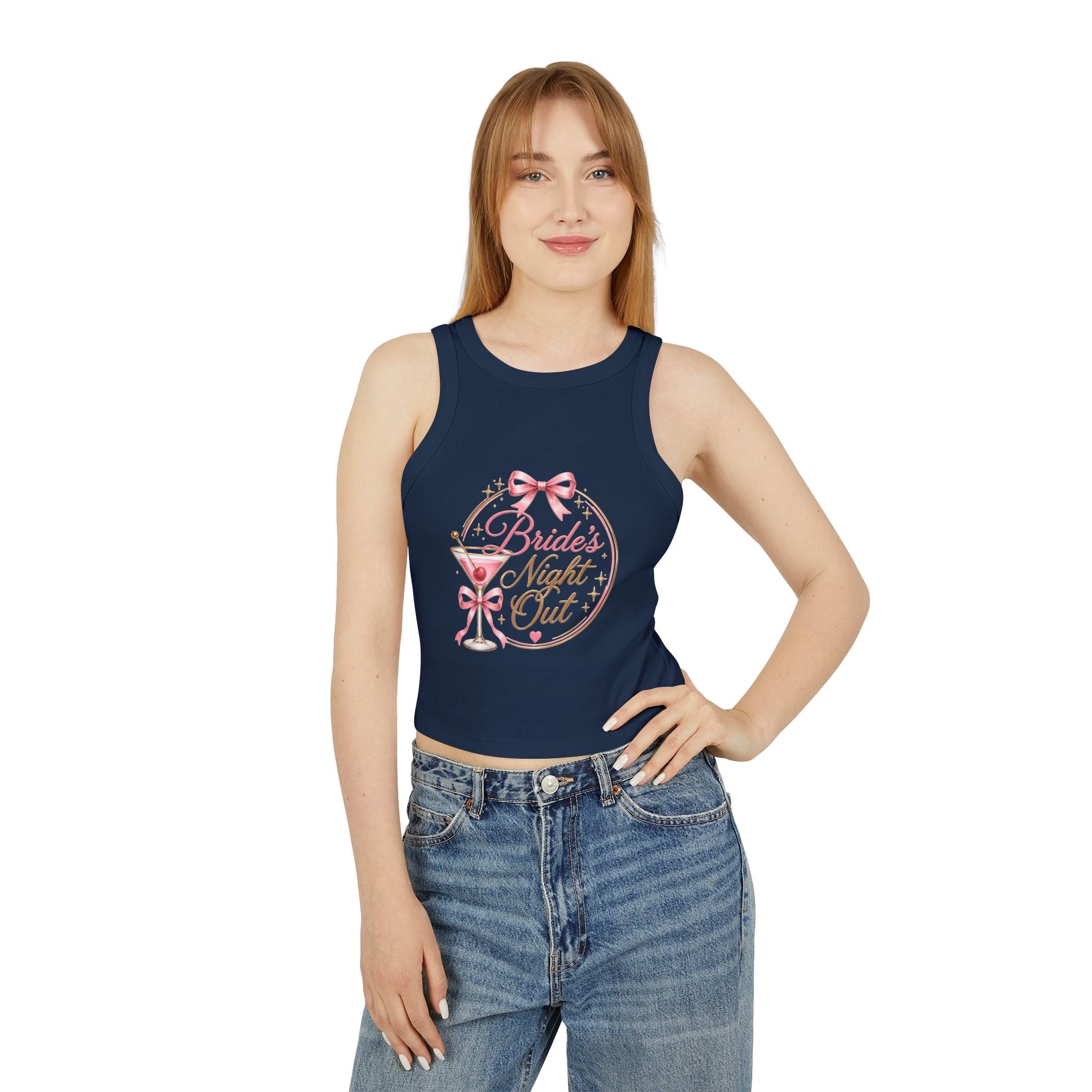 Women's Micro Rib Racer Tank Top