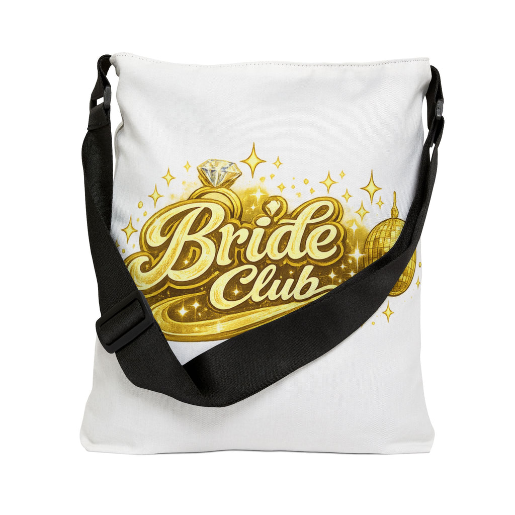 Bride Club Tote Bag — Gold Disco Bachelorette Gift