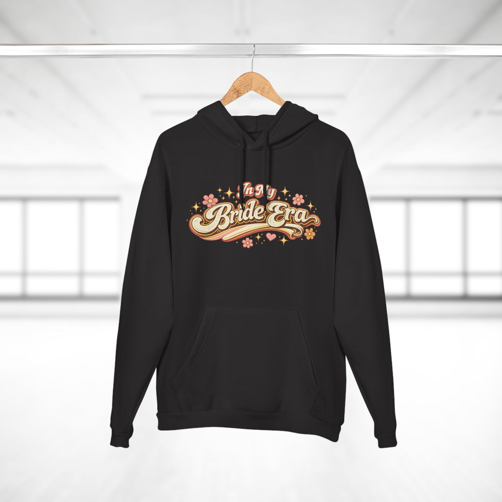 Bride Era Hoodie — Retro Floral 'It's My Bride Era' Pullover