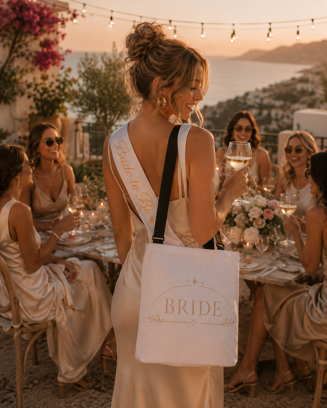 Elegant Bride Tote Bag